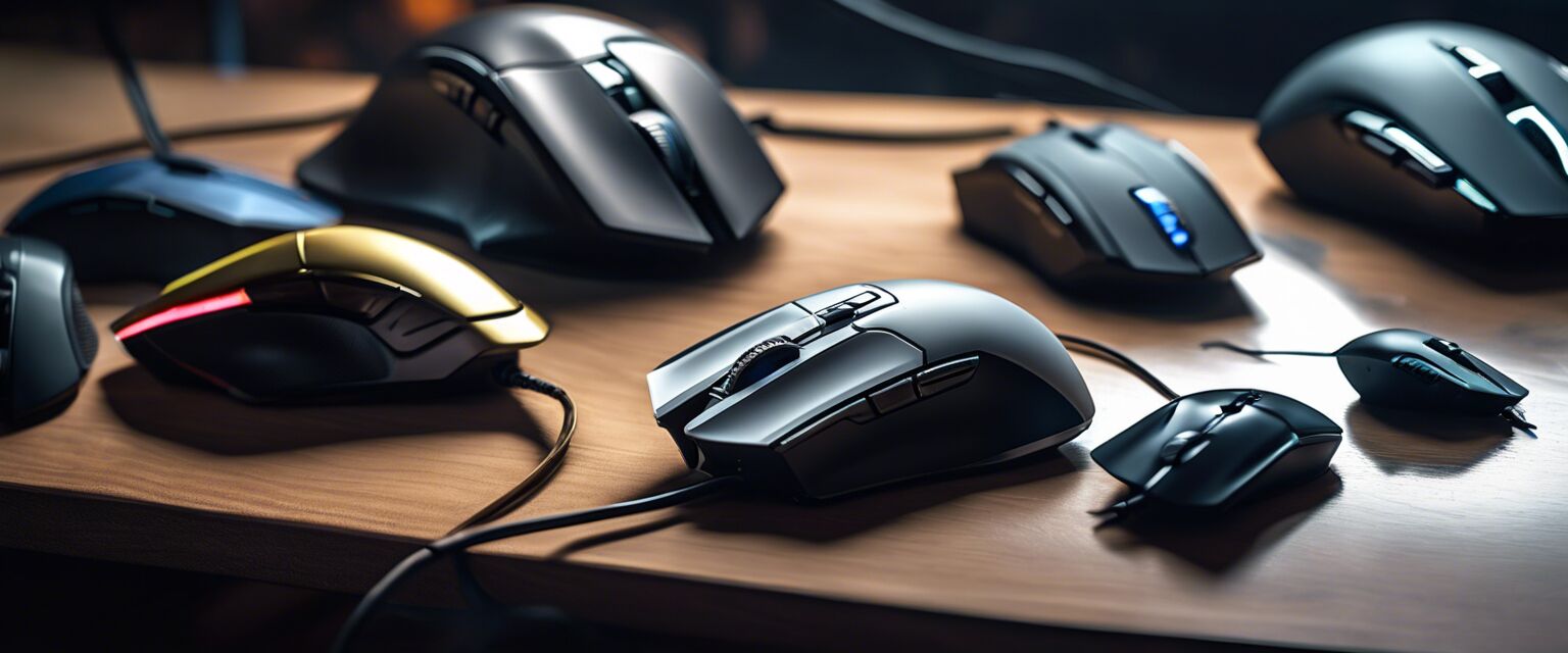 Different types of gaming mice