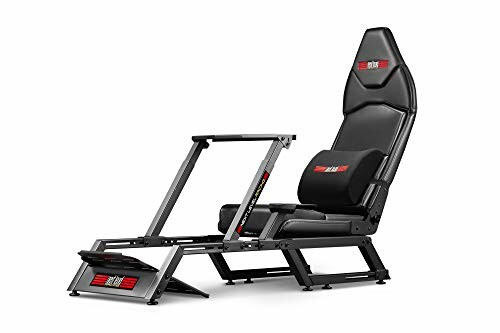 Black gaming racing seat with metal frame