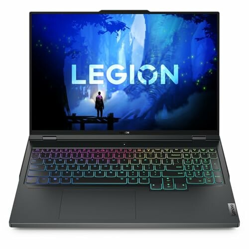 Lenovo Legion gaming laptop with RGB keyboard